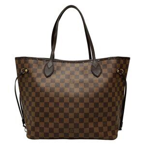 Auth LOUIS VUITTON Neverfull MM N41358 Ebene Damier GI3168 Tote Bag